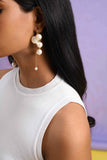 Mismatched Pearl Danglers