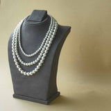 Three Layered Pearl Necklace