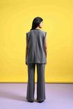 Grey Waffle Cotton Knit Co-ord Set