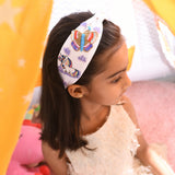 Elsa Headband in Embroidered Motifs - Fairy land