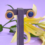 Sapphire Gold Studs