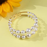 Double Lined Pearl Cuff