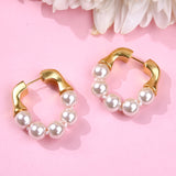 Light Pink and Gold Pearl Balis