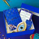 Love & Gratitude Affirmation Cards, Journal, Rose Quartz Crystal Tree & Wellness Ceramic Tray Gift Box
