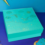 Attracting Abundance Affirmation Cards, Journal & Lapis Lazuli Crystal Tree Gift Box