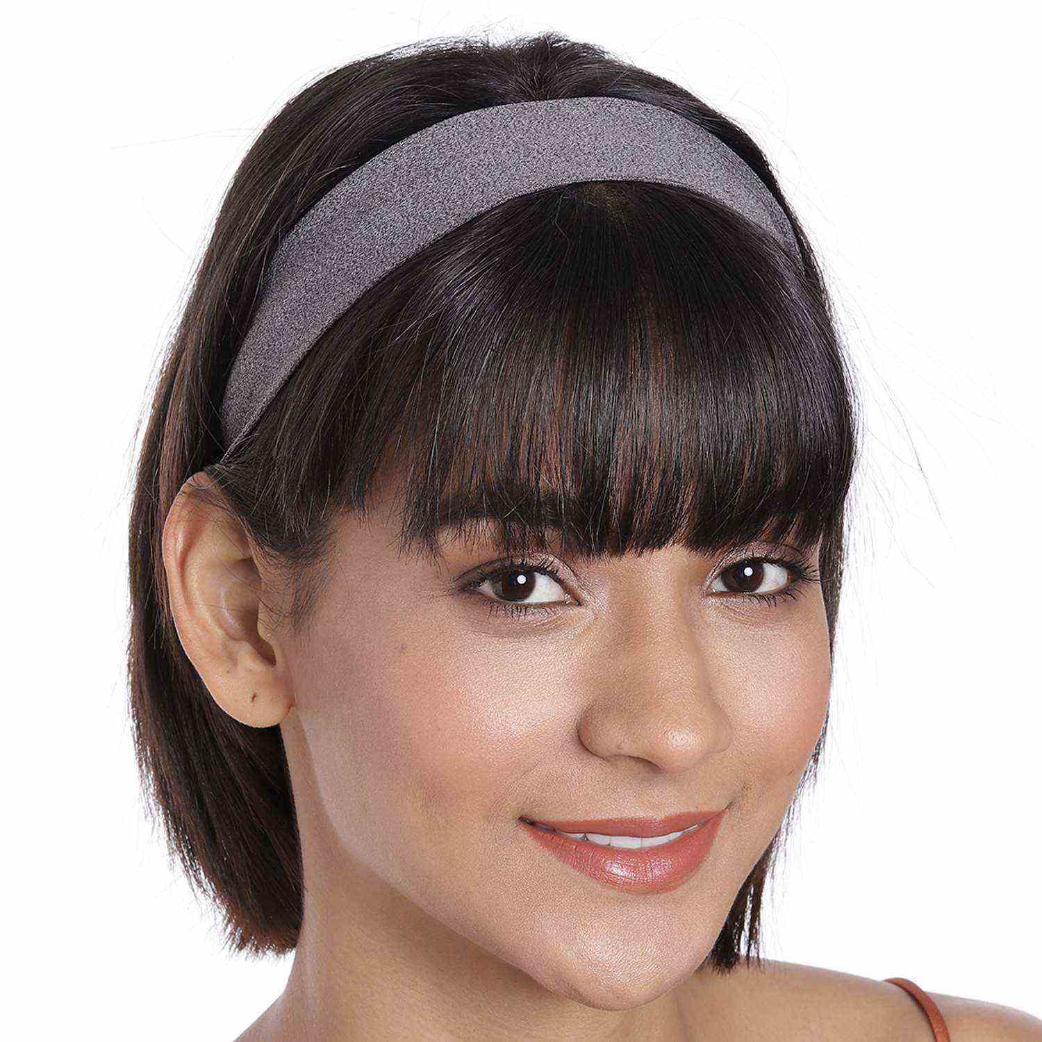 Lulu in Grey Performance Jersey Headband