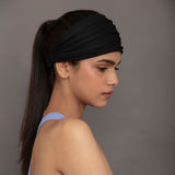Armour in Black Performance Jersey Headband