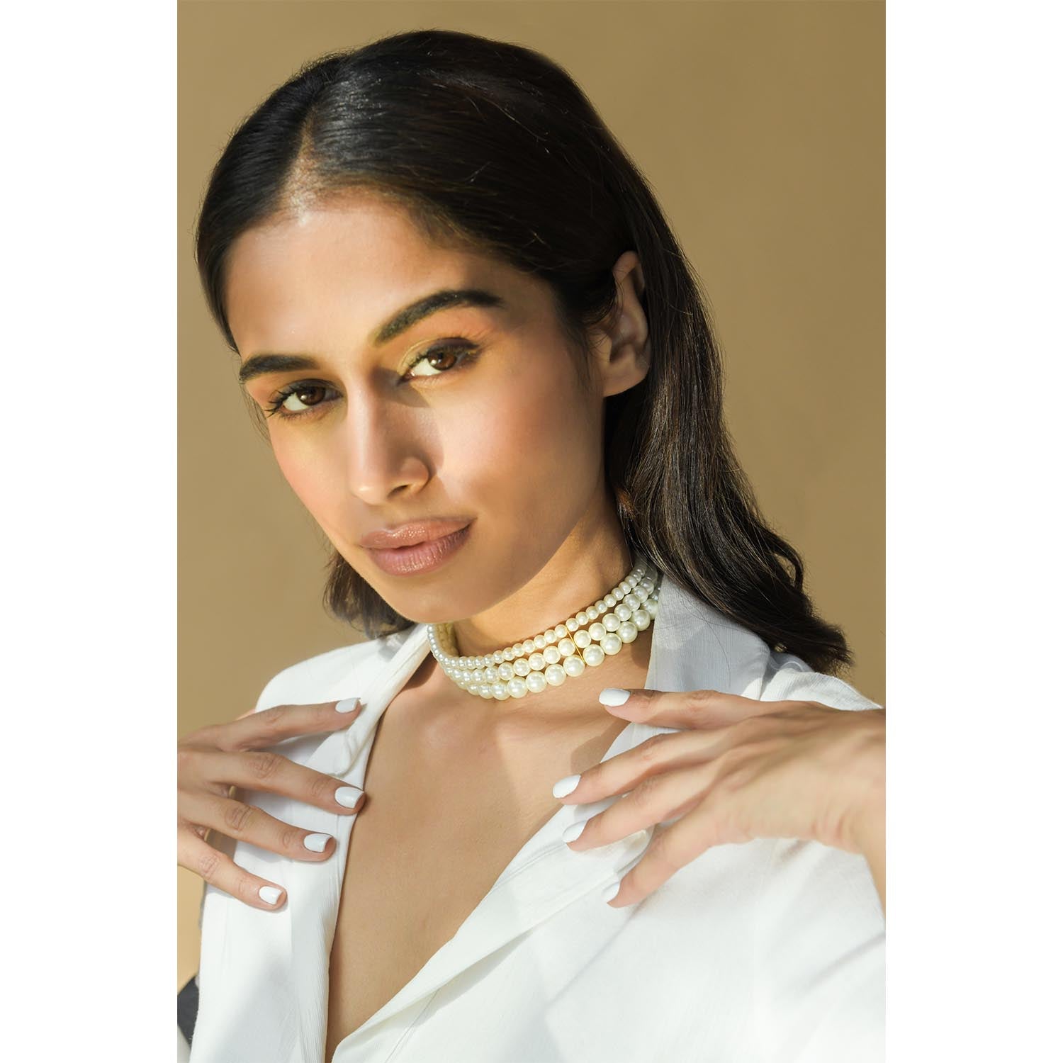 Sukkhi Traditional Kundan Gold Plated Wedding Jewellery Pearl Choker  Necklace Set for Women (N73540_D1) : Amazon.in: Jewellery