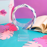 Veronica Headband in Evil Eye Print Crepe
