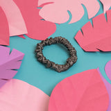Slim Satin Scrunchies - Set of 5