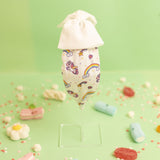 Jasmine Headband in Ivory Unicorn Print Crepe