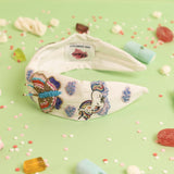 Elsa Headband in Embroidered Motifs - Fairy land