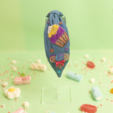 Elsa Headband in Embroidered Motifs - Dessert lovers