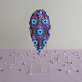 Betty Cooper Embroidered Headband in Blue - Evil Eye
