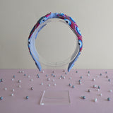 Betty Cooper Embroidered Headband in Blue - Evil Eye