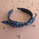 Anna Headband in Evil Eye Print
