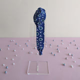 Anna Headband in Evil Eye Print