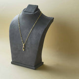 Coloured Initial Diamonte Pendants