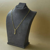 Coloured Initial Diamonte Pendants