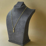 Coloured Initial Diamonte Pendants