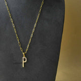 Coloured Initial Diamonte Pendants