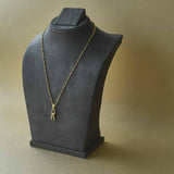 Coloured Initial Diamonte Pendants