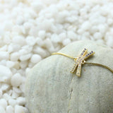 Coloured Initial Diamonte Bracelets with Drawstring Chain
