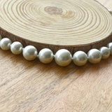 Statement Single Line Pearl Necklace
