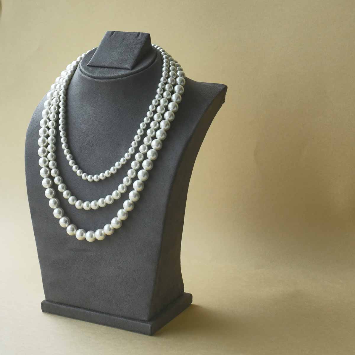 Classy Vintage Style Classy Layered Pearl Necklace - Mia Belle Girls