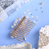 Bridal Hair Accessories - Push Through Floral Hair Pin