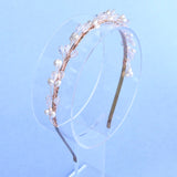 White Pearl Veil Headband