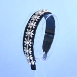 Pearl Flowers Headband