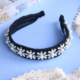 Pearl Flowers Headband