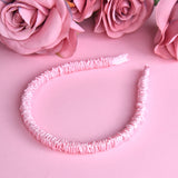 Emily in Light Pink Satin Headband