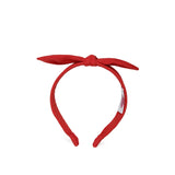 Anna Headband In Red Jersey