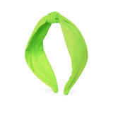 Elsa Headband in Lime Green Jersey