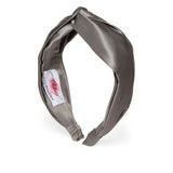 Veronica in Grey Satin Headband